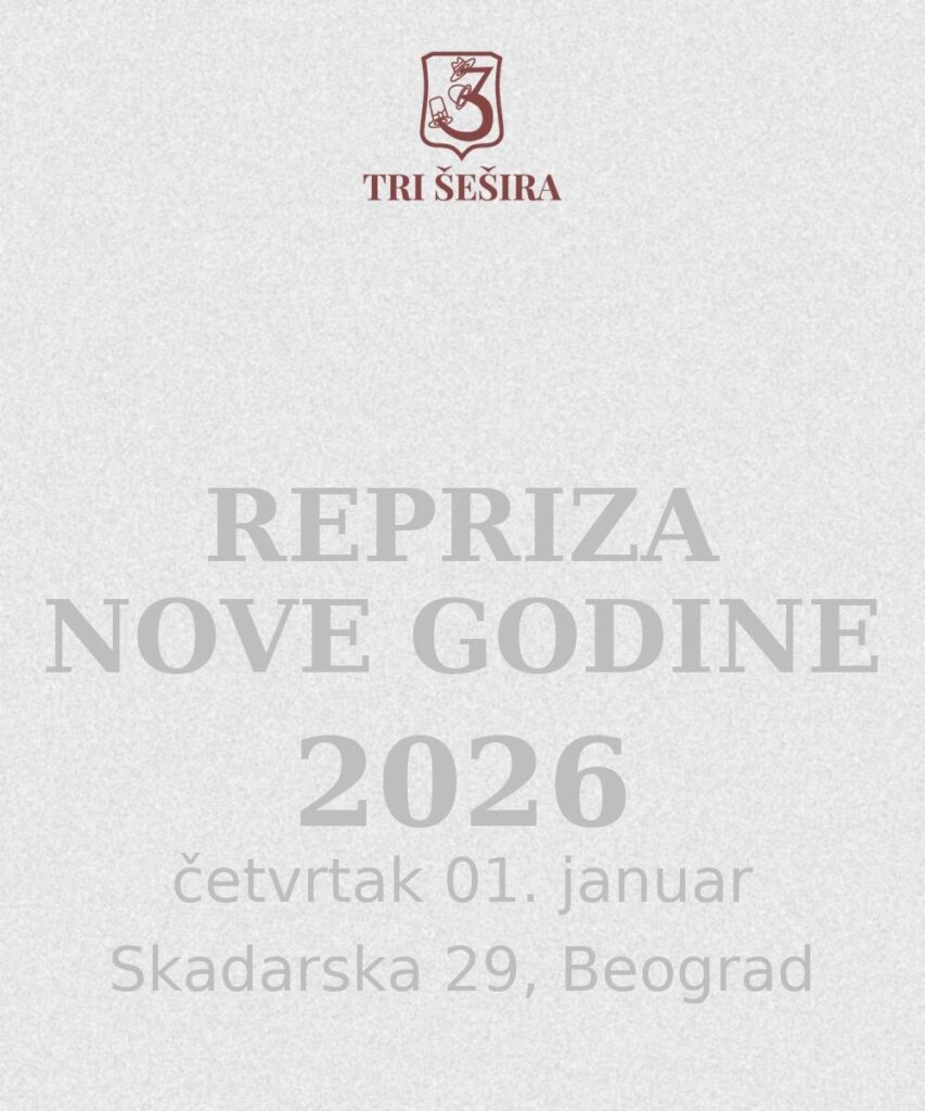 Restoran Tri šešira repriza dočeka Nove godine